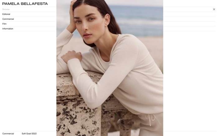 Pamela Bellafesta website preview