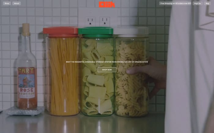Cliik website preview