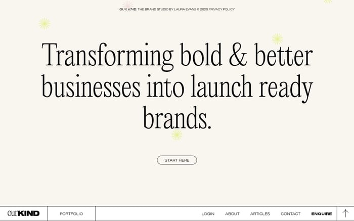Our Kind website preview