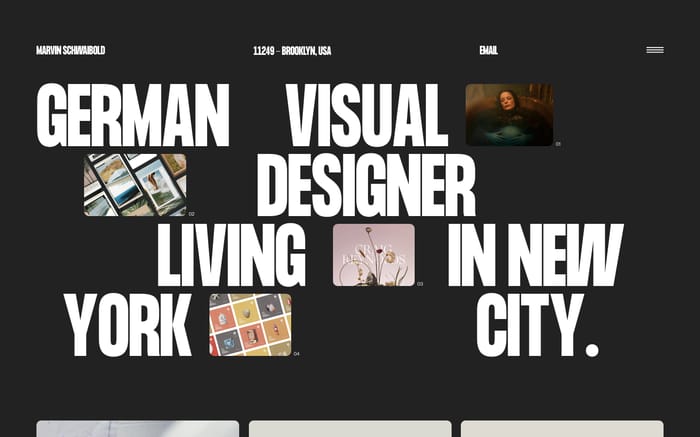 Marvin Schwaibold website preview