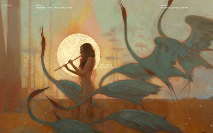 Alcest website preview