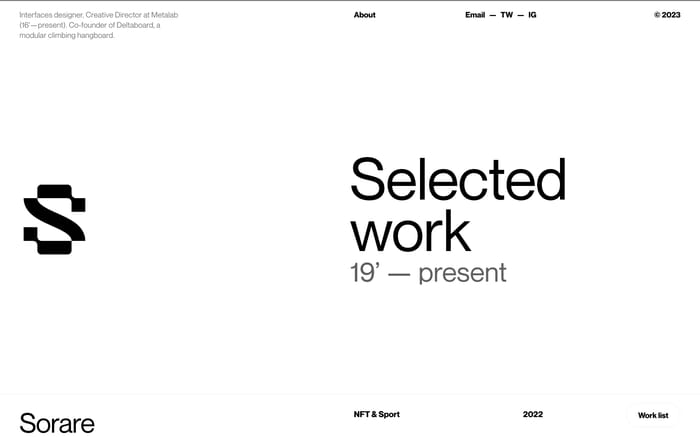 Samuel Medvedowsky website preview