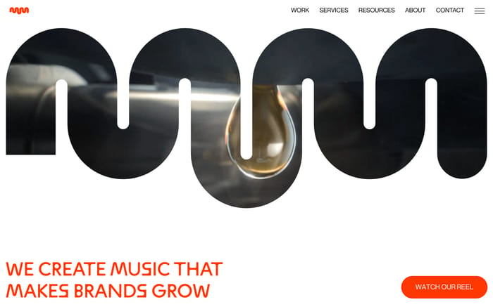MassiveMusic website preview