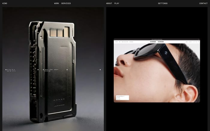 Aino website preview
