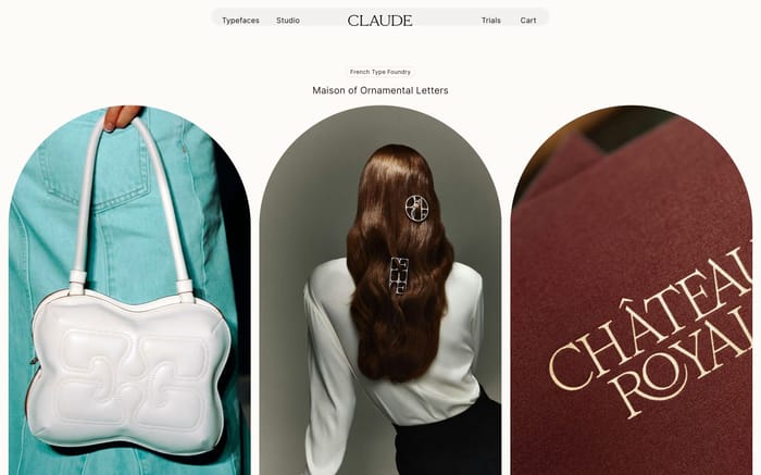 Claude Type website preview