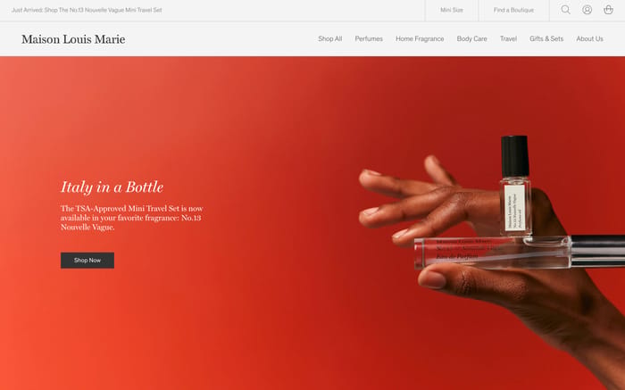 Maison Louis Marie website preview