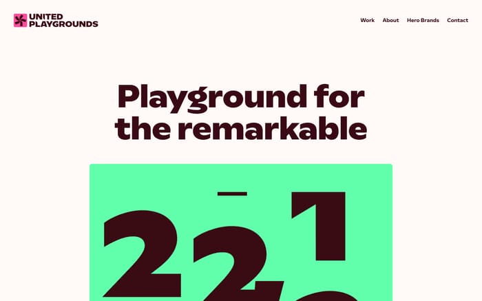 United Playgrounds website preview