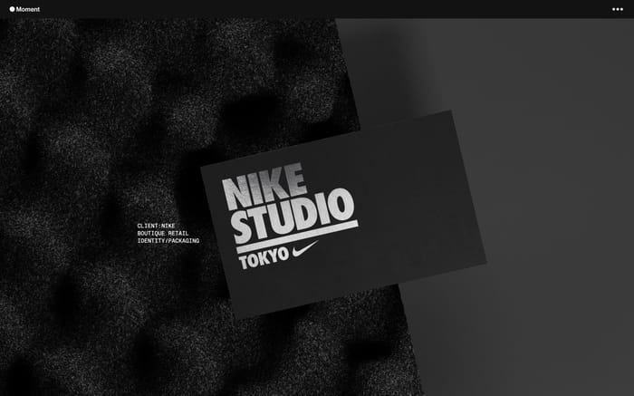 Moment website preview
