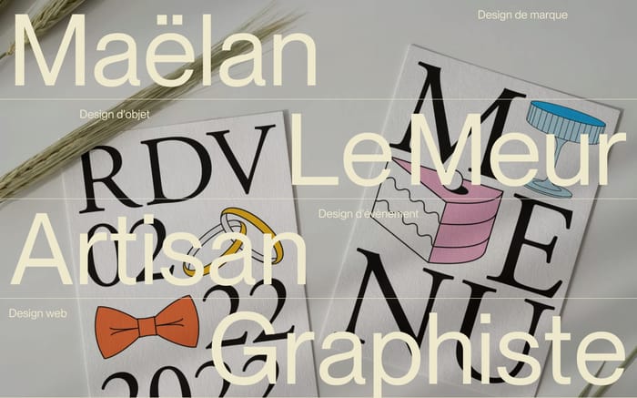 Maëlan Le Meur website preview