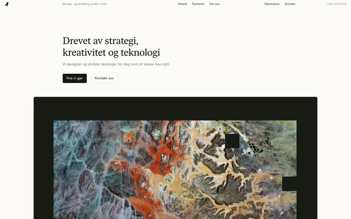 Pilcrow website preview
