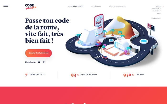 Code de la Route website preview