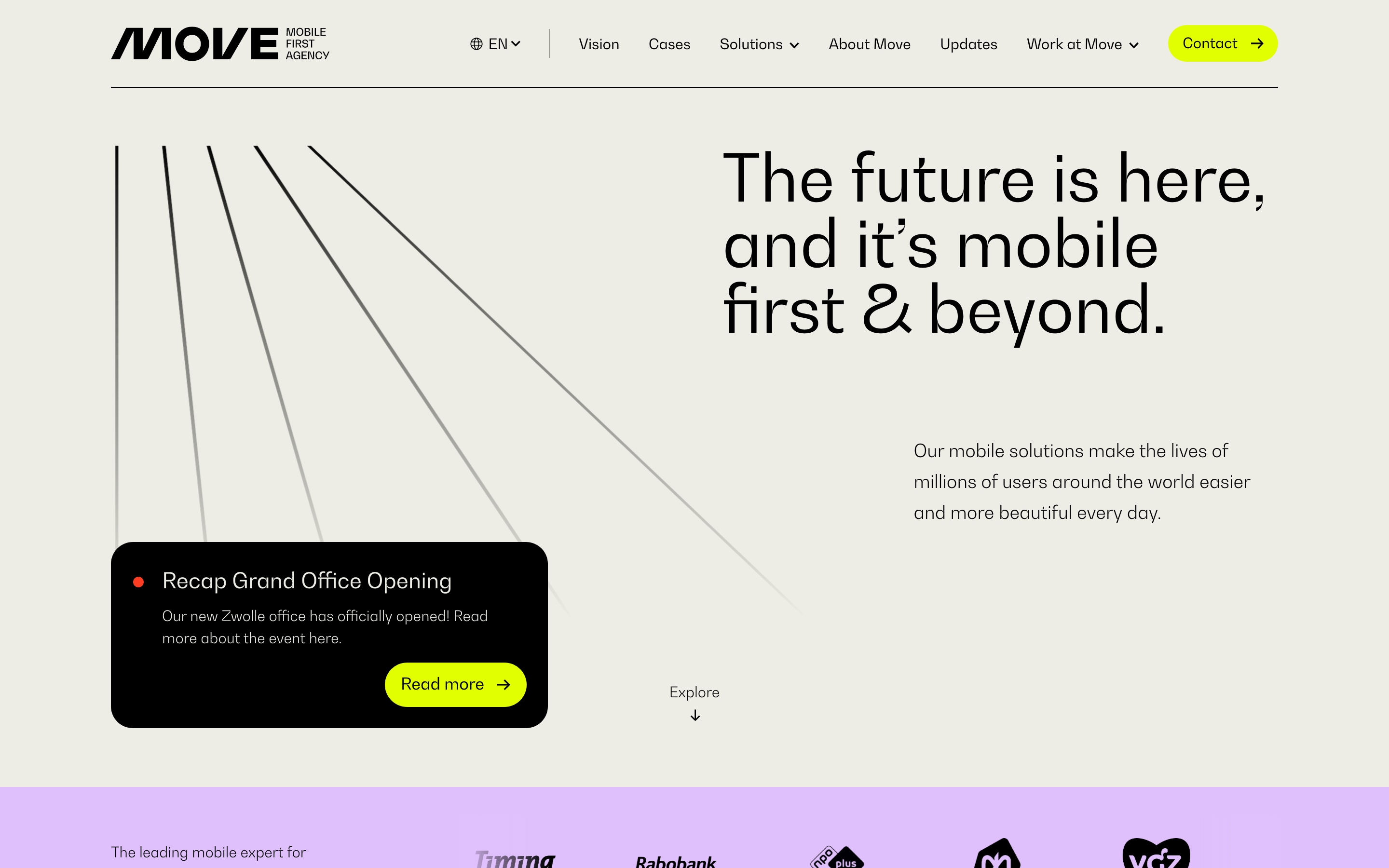 Move website preview