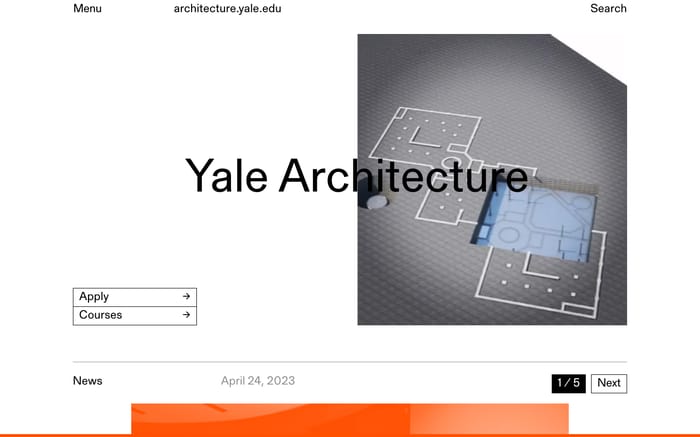 Architecture website preview