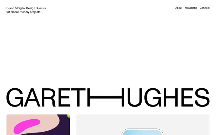 Gareth Hughes website preview
