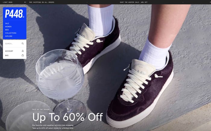 P448 website preview