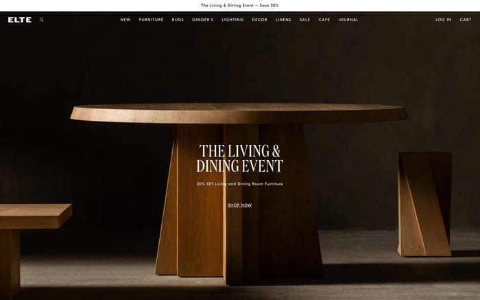 Elte website preview