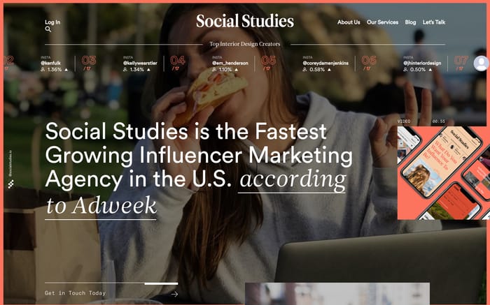 Social Studies website preview