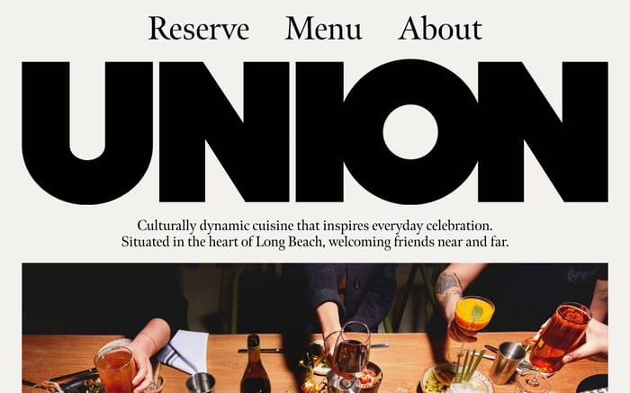 Union website preview