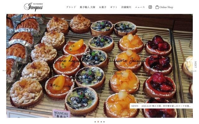 Jacques-fukuoka website preview