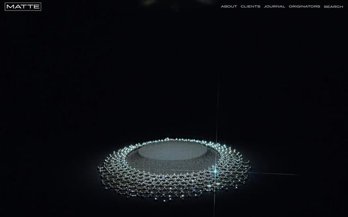 Matte Projects website preview