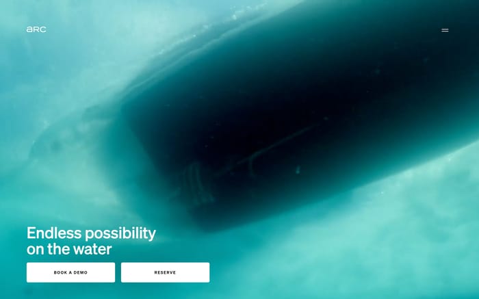 Arc website preview