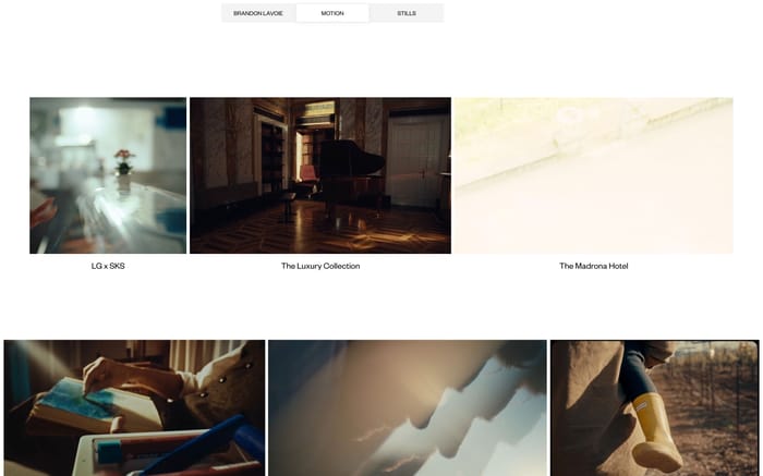 Brandon Lavoie website preview