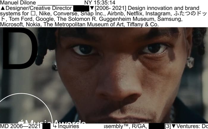 Manuel Dilone website preview