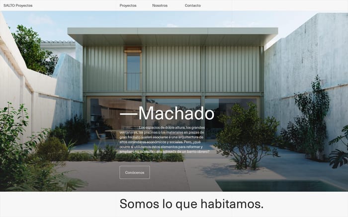 SALTO Proyectos website preview