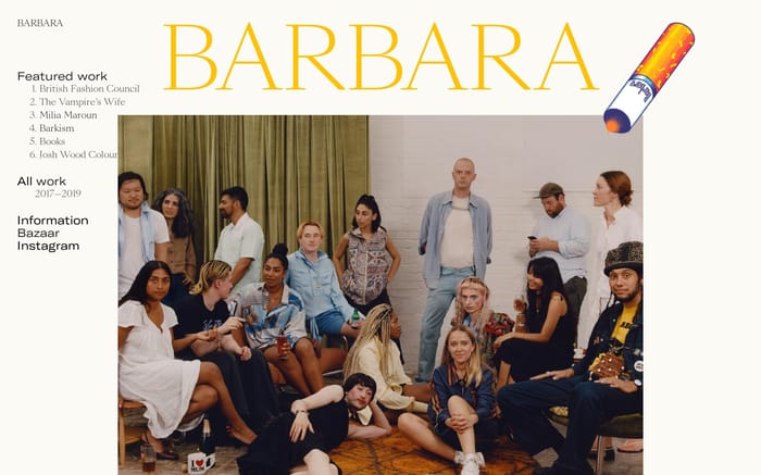 Barbara website preview