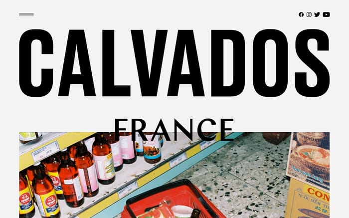 Calvados france website preview