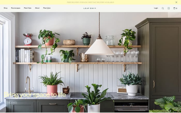 Leaf Envy website preview