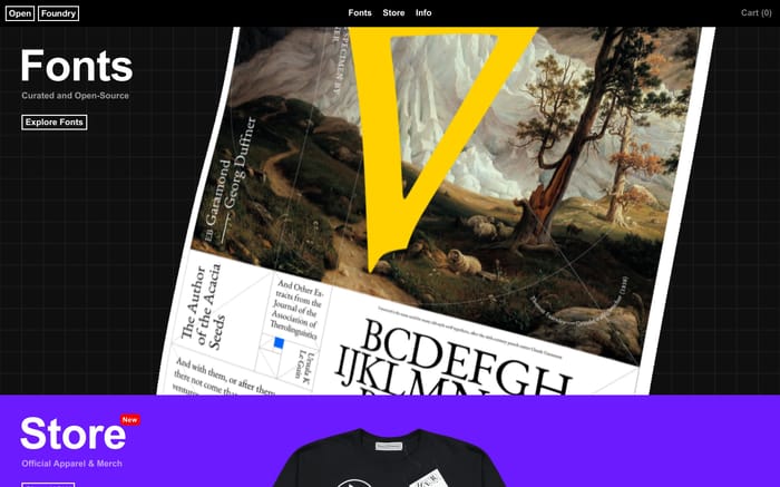 Open Foundry website preview