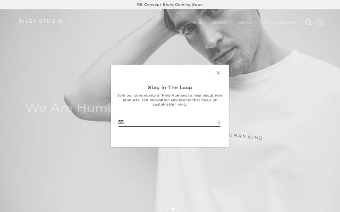 Riley Studio | Sustainable Clothing | Ethical Fashion website preview