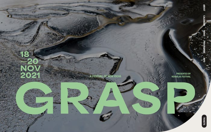 Grasp festival website preview