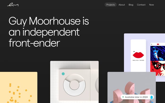 Guy Moorhouse website preview