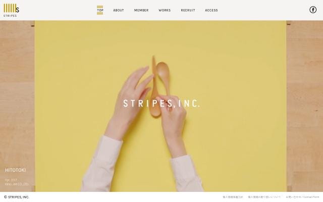 Stripes website preview