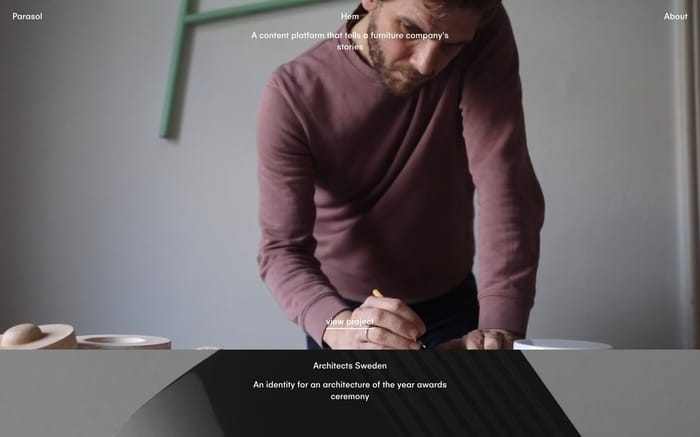 Parasol-projects website preview