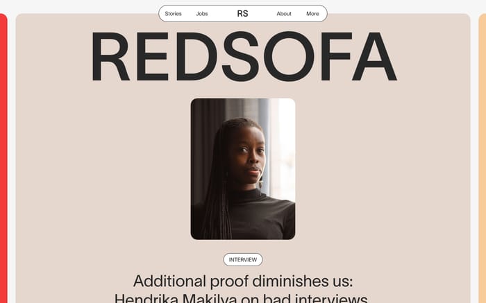 Redsofa website preview
