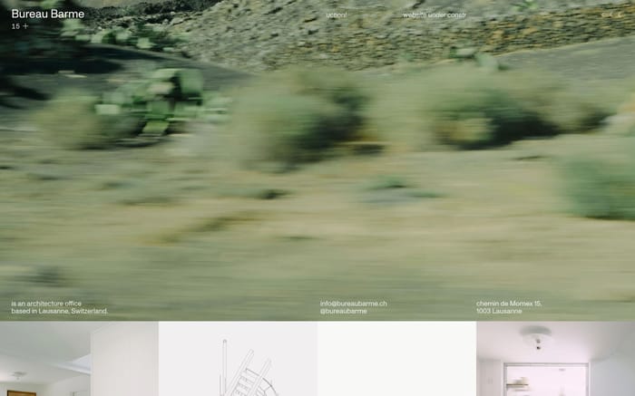 Bureau Barme website preview