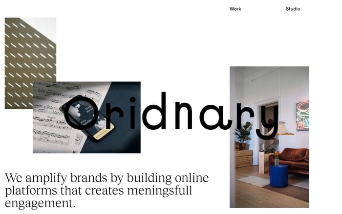 Oridnary website preview