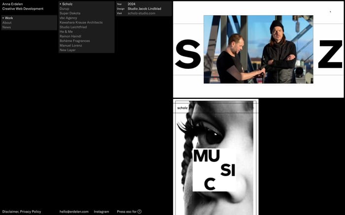 Anna Erdelen website preview