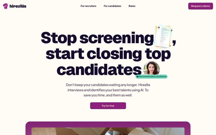 Hirezilla website preview