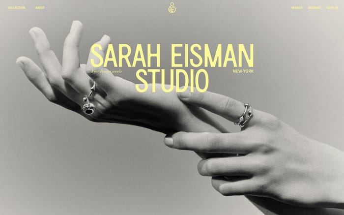 Sarah Eisman Studio website preview