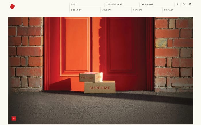 Coffee Supreme website preview