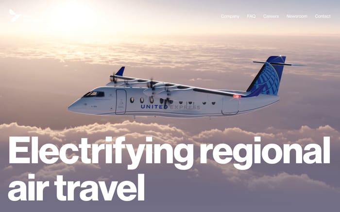 Heart aerospace website preview