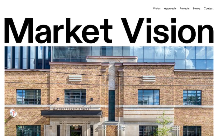 Market Vision website preview