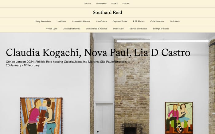 Southard Reid website preview