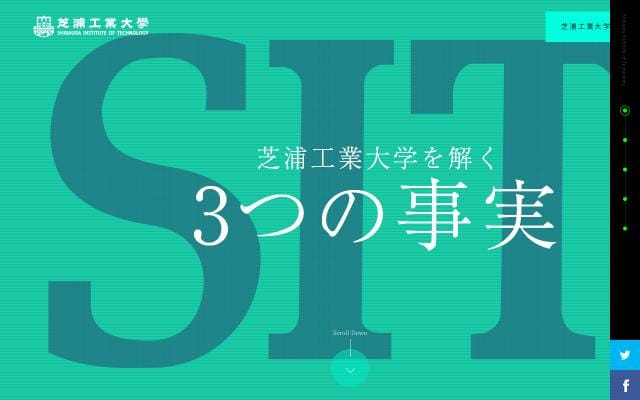 Admission website preview