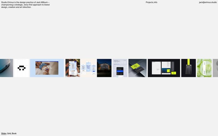 Studio Erimus website preview