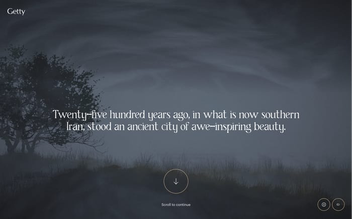 Persepolis Reimagined website preview